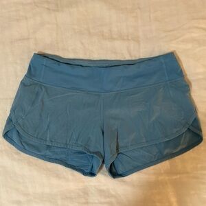 Lululemon light blue speed up shorts- 2.5”